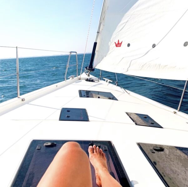 The Yacht A 56-feet luxurious sail boat